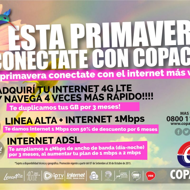 Esta primavera conectate con COPACO