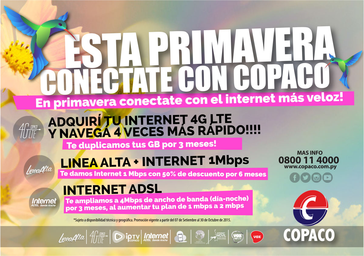 Esta primavera conectate con COPACO