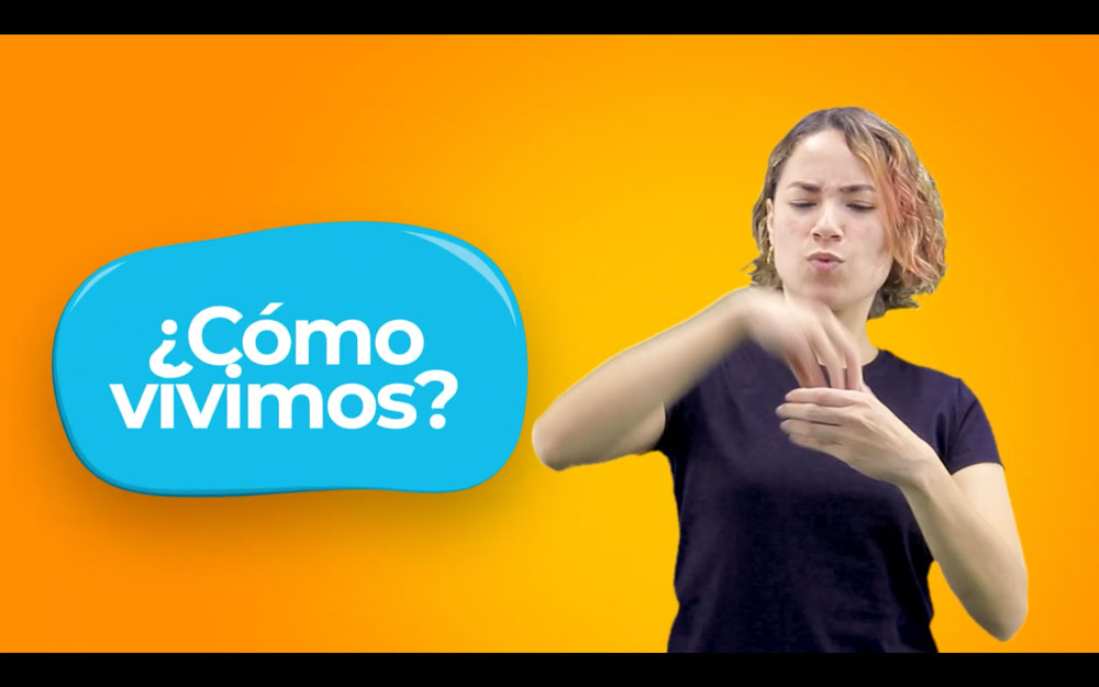 Eslogan Censo 2022, lenguaje de señas | INE